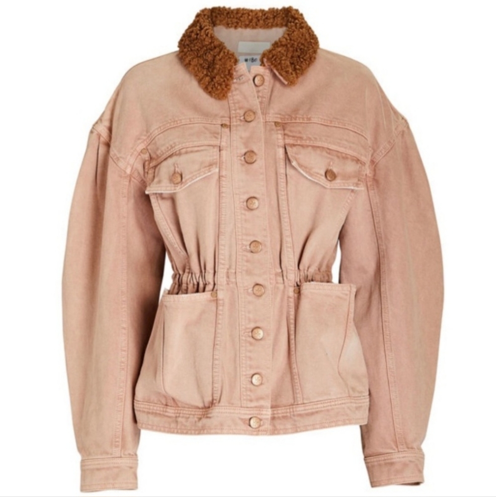 ULLA JOHNSON The Odette Puff-Sleeve Denim Jacket